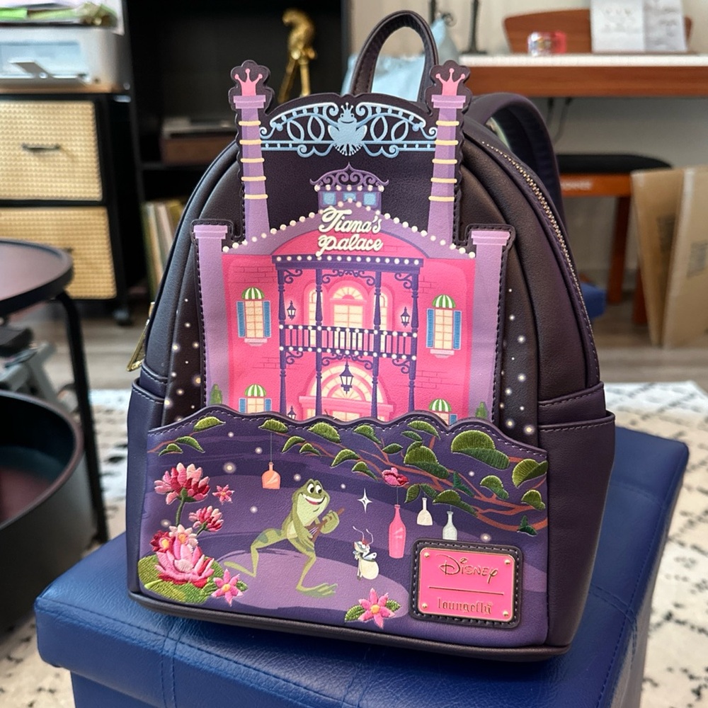 Loungefly Disney Tiana's Palace Princess & The Frog Castle Mini Backpack